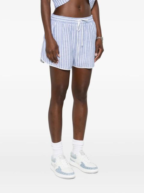 Off-White striped shorts - Blue