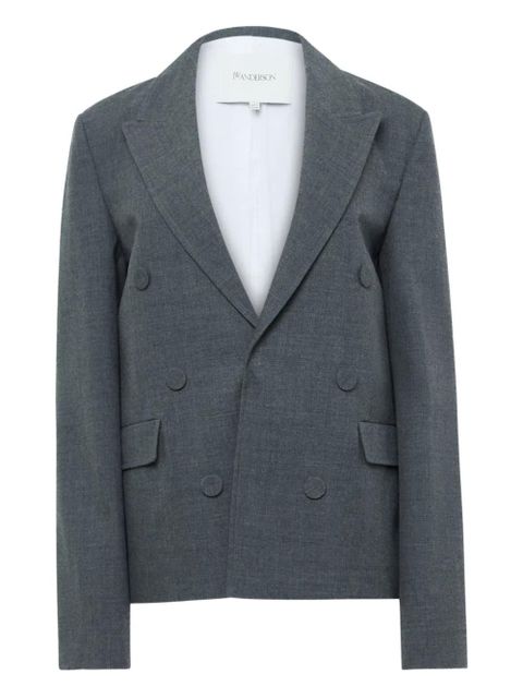 JW Anderson double-breasted wool blazer - Grey - zdjęcie produktu nr 1