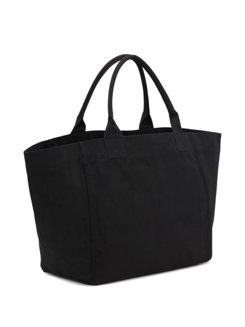 GANNI canvas tote bag - Black - zdjęcie produktu nr 2