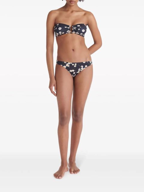 ERES Séduction floral-print bikini bottoms - Black