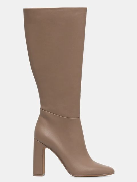 Steve Madden kozaki Ally damskie kolor beżowy na słupku 11002627 - zdjęcie produktu nr 2