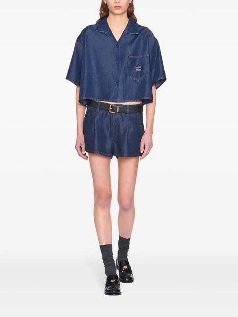 Miu Miu denim shirt - Blue - zdjęcie produktu nr 2