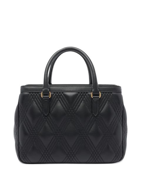 Valentino Garavani VLogo quilted leather handbag - Black