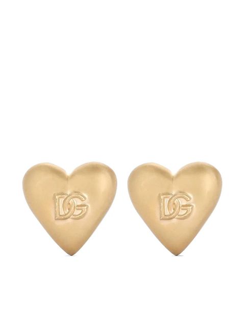 Dolce & Gabbana heart clip-on earrings - Gold - zdjęcie produktu nr 1