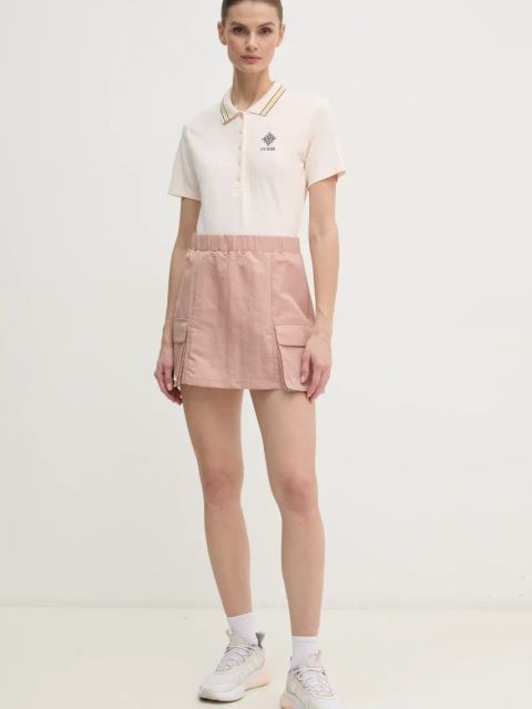 Guess polo SUZANNE damski kolor beżowy V5RP02 KCOK1