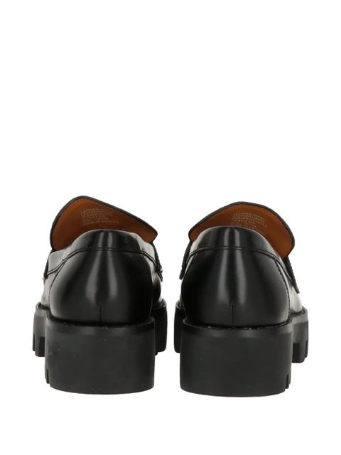 Tory Burch logo-detail loafers - Black
