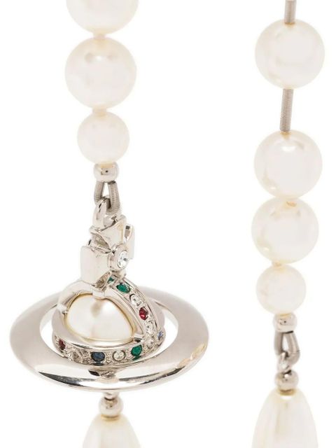 Vivienne Westwood Broken pearl earrings - White