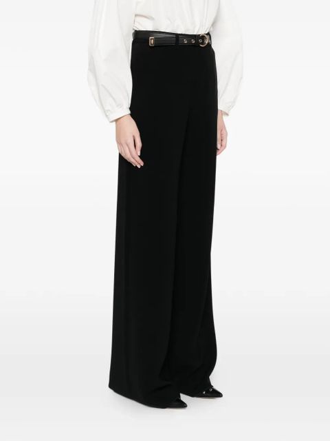 Max Mara fluid belt trousers - Black