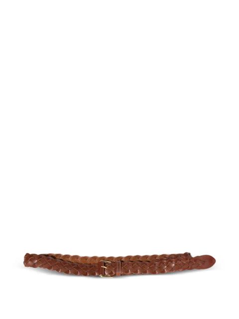 Miu Miu woven leather belt - Brown - zdjęcie produktu nr 1