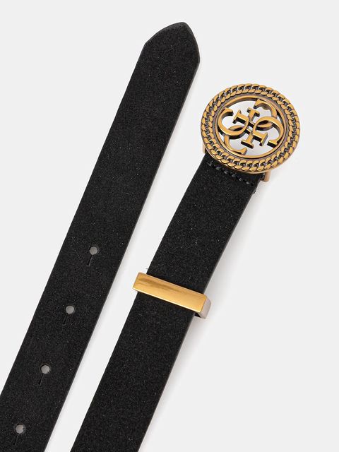 Guess pasek zamszowy damski kolor czarny W5BZ11 L0491 - zdjęcie produktu nr 2