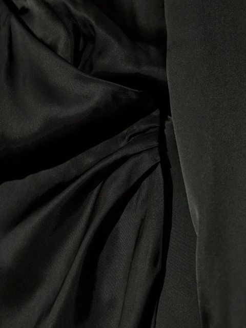 The Attico gathered dress - Black - zdjęcie produktu nr 2