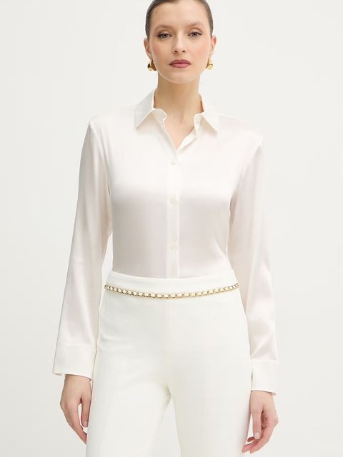 MM by Max Mara koszula z dodatkiem jedwabiu QUARTO - zdjęcie produktu nr 1