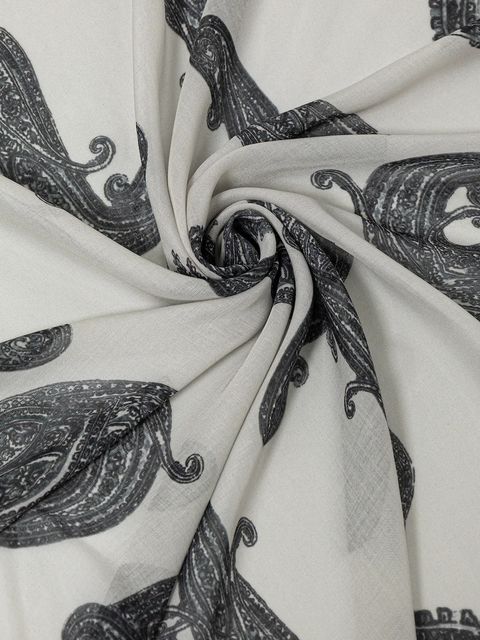 AllSaints chusta damska kolor beżowy wzorzysta 29ASWC531510 - zdjęcie produktu nr 2