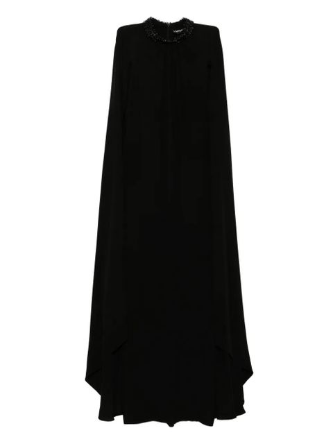 TOM FORD cape design dress - Black - zdjęcie produktu nr 1
