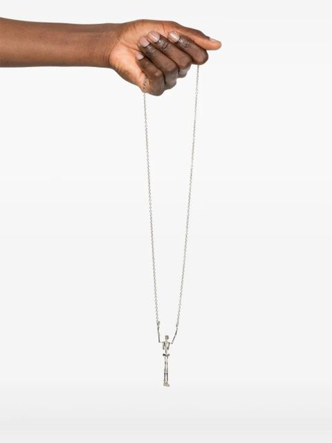 Vivienne Westwood skeleton-pendant necklace - Silver - zdjęcie produktu nr 2