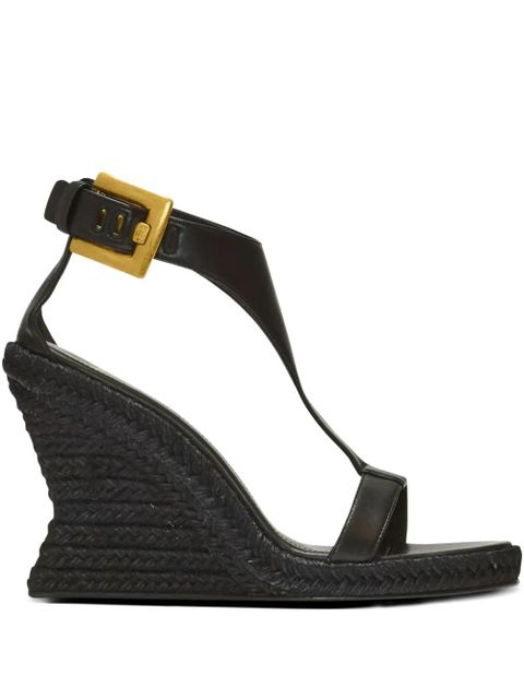 Balmain Anthem wedge espadrilles - Black - zdjęcie produktu nr 1
