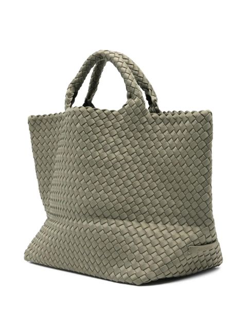 NAGHEDI medium St. Barths woven tote bag - Green - zdjęcie produktu nr 2