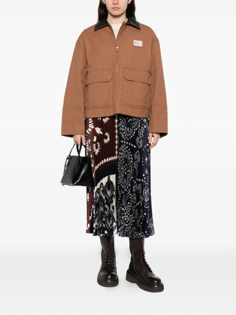 Weekend Max Mara patch-pocket collared coat - Brown - zdjęcie produktu nr 2