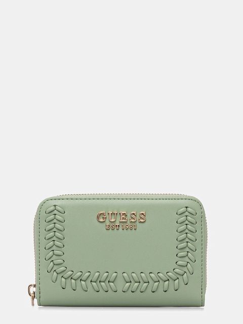 Guess portfel TATUM damski kolor zielony SWNG96 67140 - zdjęcie produktu nr 1