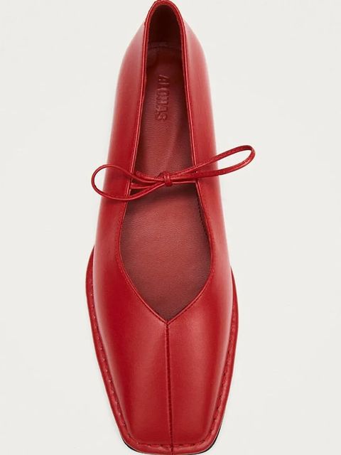 Alohas baleriny skórzane Sway