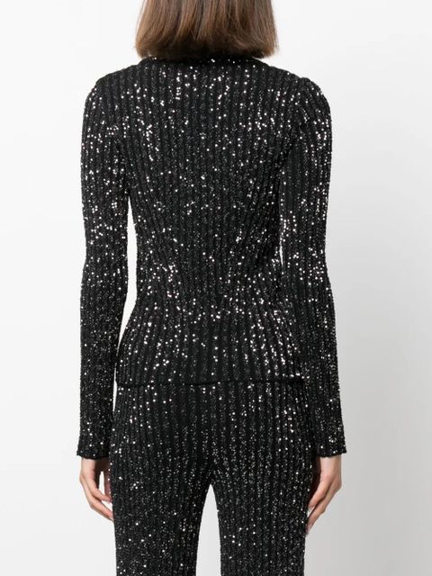 Missoni sequin-embellished ribbed-knit jumper - Black - zdjęcie produktu nr 2