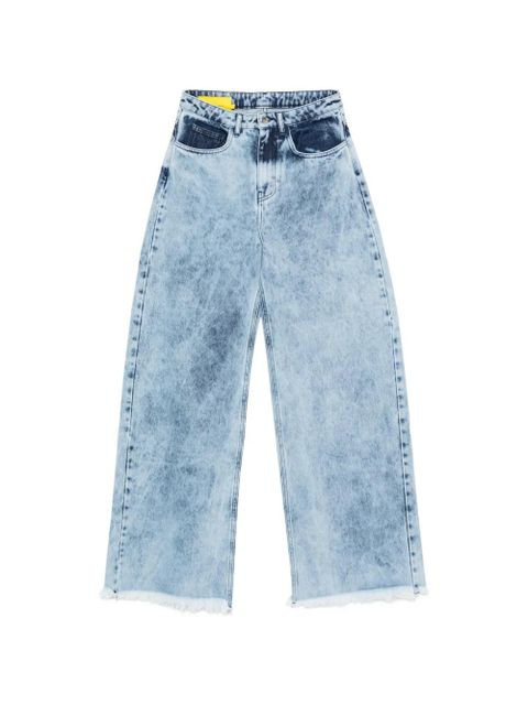 Marques'Almeida frayed acid wash jeans - Blue - zdjęcie produktu nr 1