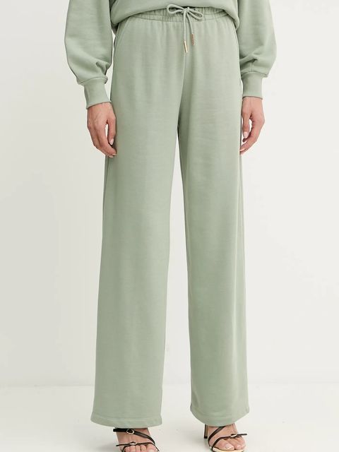 Silvian Heach spodnie dresowe MOUJANE kolor zielony gładkie GPA25050PA - zdjęcie produktu nr 1