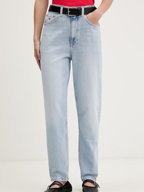Tommy Jeans jeansy mom fit damskie - zdjęcie produktu nr 1