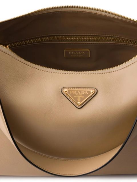 Prada large Aimée shoulder bag - Neutrals
