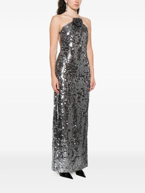 Magda Butrym sequin-embellished maxi dress - Grey