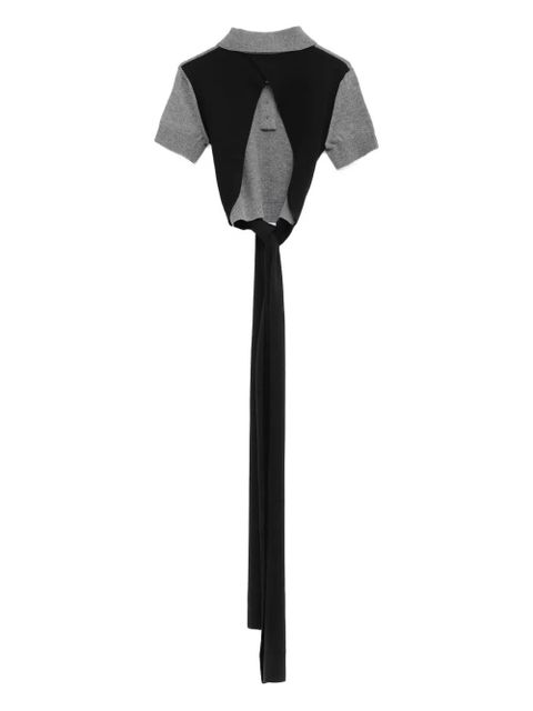 LOEWE cashmere-blend polo shirt - Grey - zdjęcie produktu nr 2