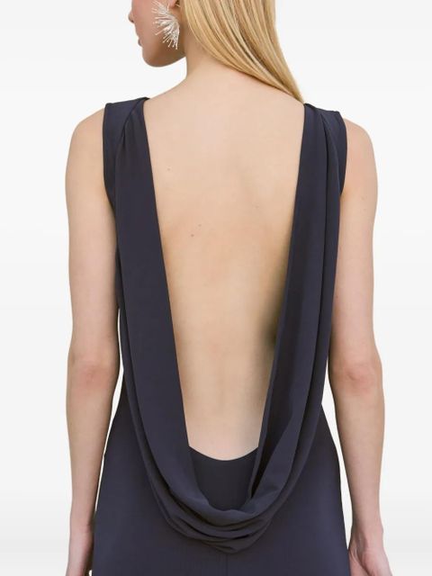 Cult Gaia cowl-back sleeveless gown - Blue