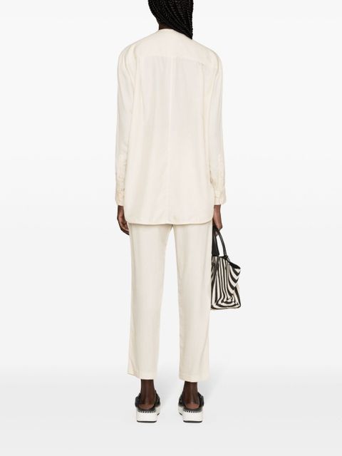 MARANT ÉTOILE Britten embroidered-detail shirt - Neutrals