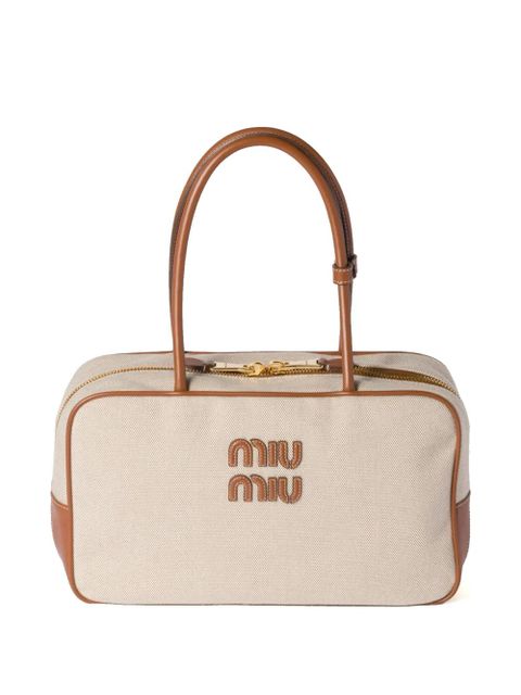 Miu Miu Beau tote bag - Neutrals - zdjęcie produktu nr 1