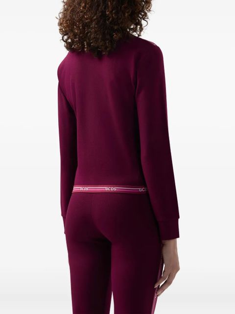 GCDS zip detail sweatshirt - Red