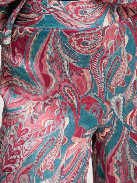 Hoss Intropia spodnie damskie kolor niebieski proste high waist 6542825