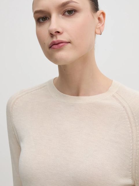 Calvin Klein sweter z domieszką jedwabiu