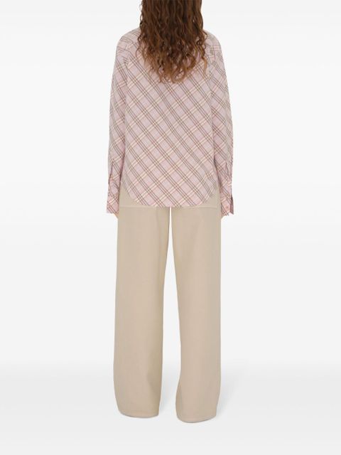 Burberry checkered shirt - Pink