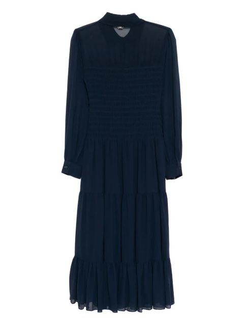 Michael Kors smocked shirt dress - Blue - zdjęcie produktu nr 2