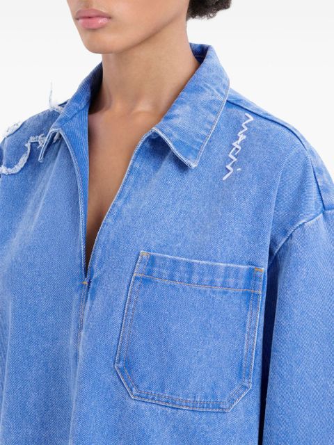 Marni denim mini dress - Blue