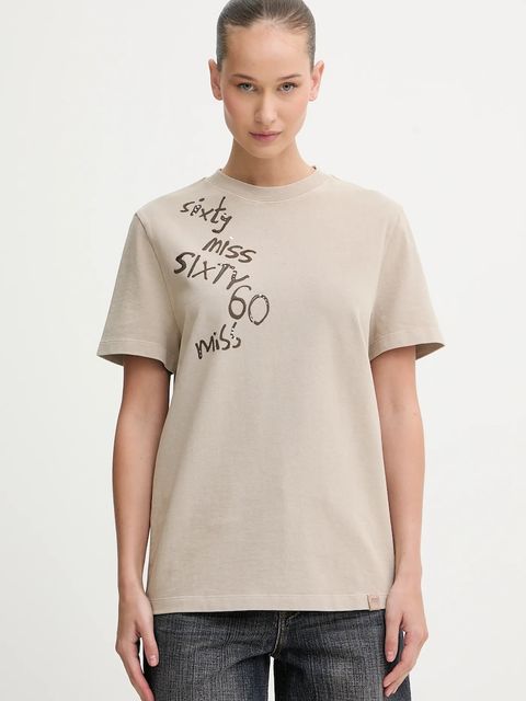 Miss Sixty t-shirt bawełniany - zdjęcie produktu nr 1