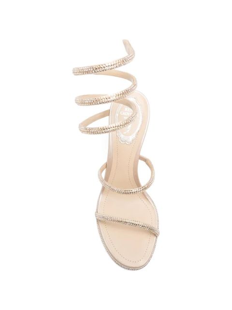 René Caovilla Cleo embellished sandals - Neutrals