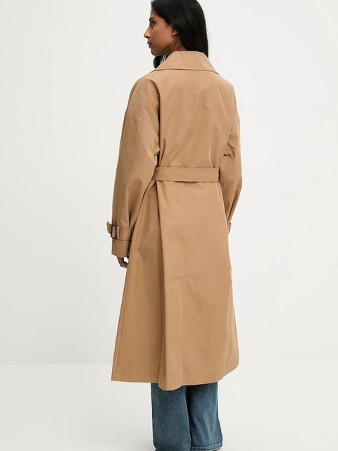 Answear.LAB trencz kolor beżowy