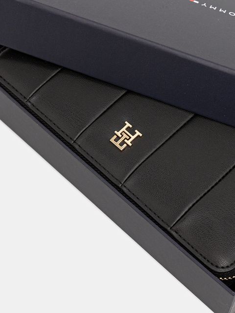 Tommy Hilfiger portfel damski kolor czarny AW0AW17747