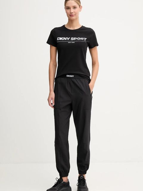 Dkny t-shirt damski kolor czarny DP5T1376 - zdjęcie produktu nr 2