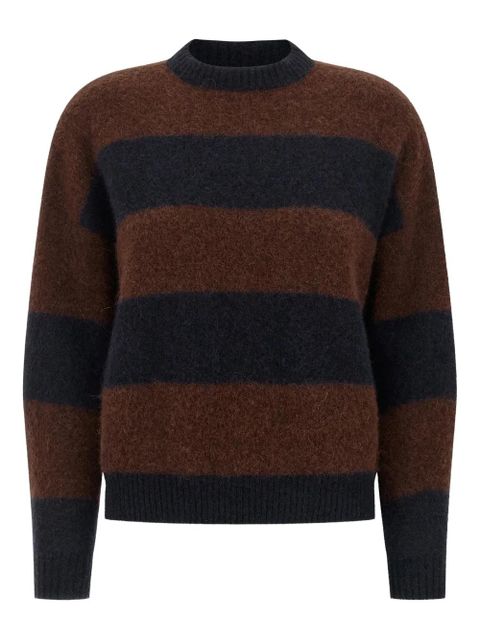 Weekend Max Mara Tuono striped sweater - Brown - zdjęcie produktu nr 1