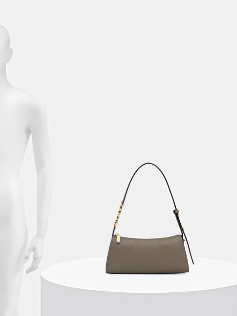 Dkny torebka skórzana kolor zielony R433YG57