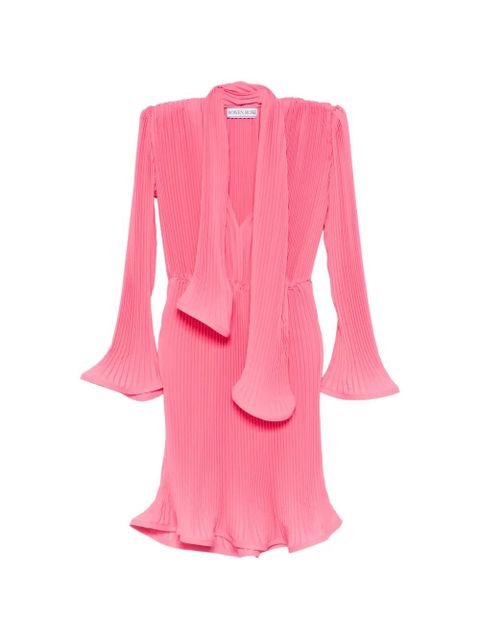 Rowen Rose pleated scarf midi dress - Pink - zdjęcie produktu nr 1