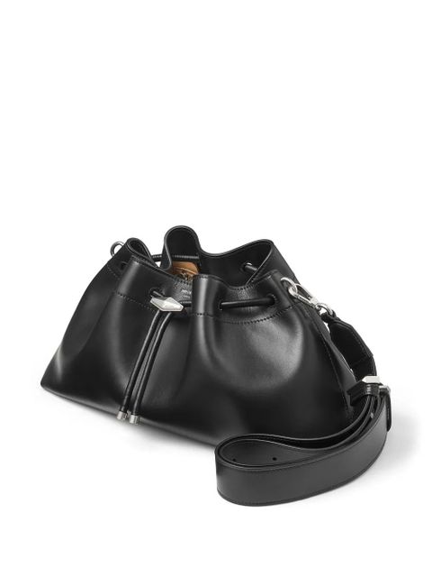 Jimmy Choo medium Cinch leather bucket bag - Black - zdjęcie produktu nr 2