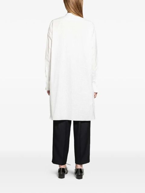 Jil Sander band collar shirt - White